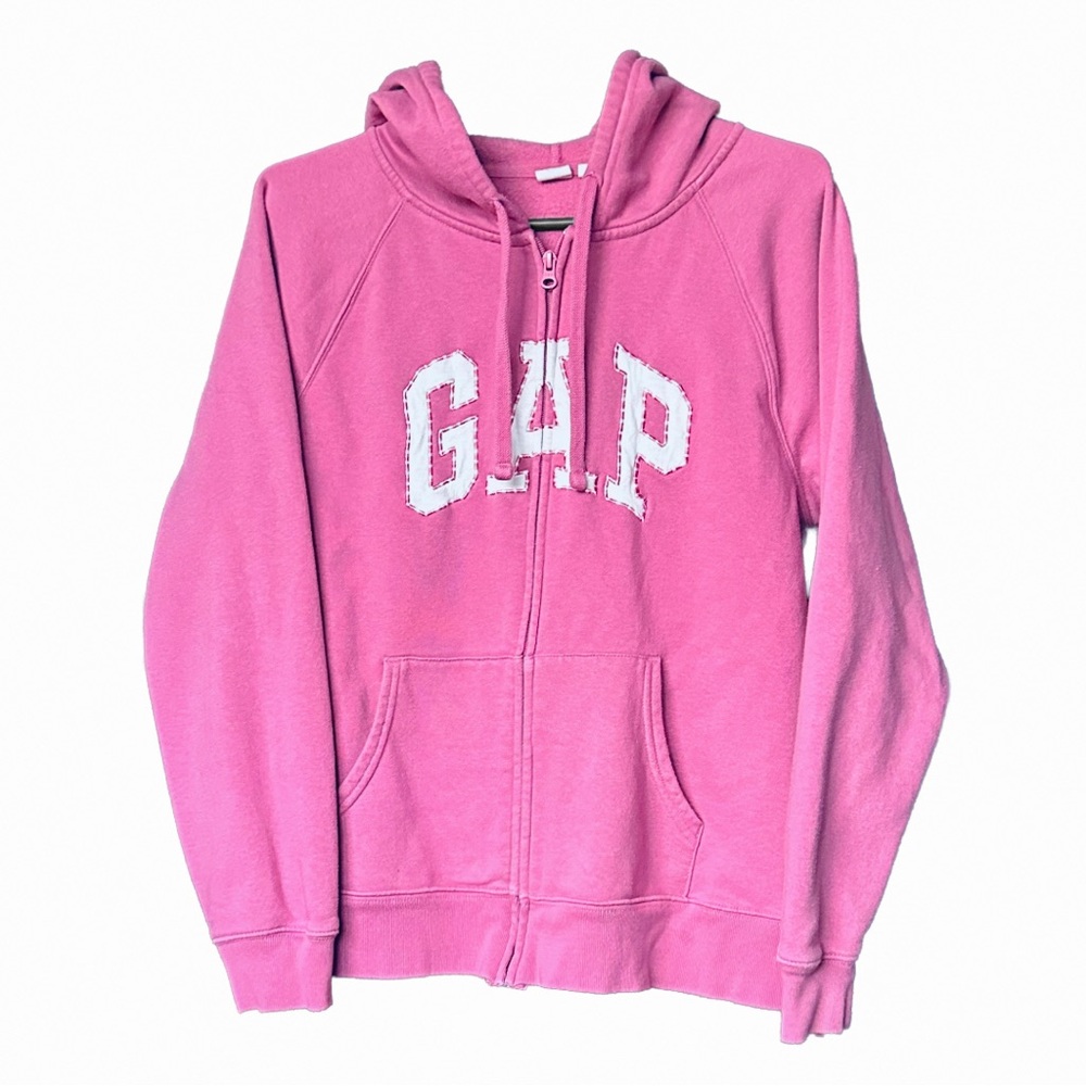 Ladies Pink GAP Zip-Up Hoodie (M)